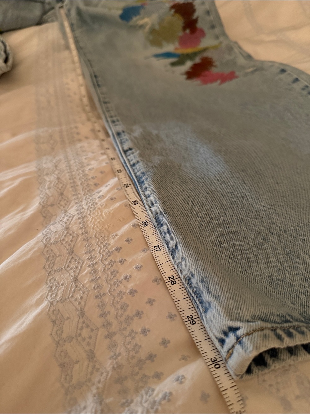 We The Free Tennessee Low-Rise Embroidered Boyfriend Jeans - Picture 11 of 13